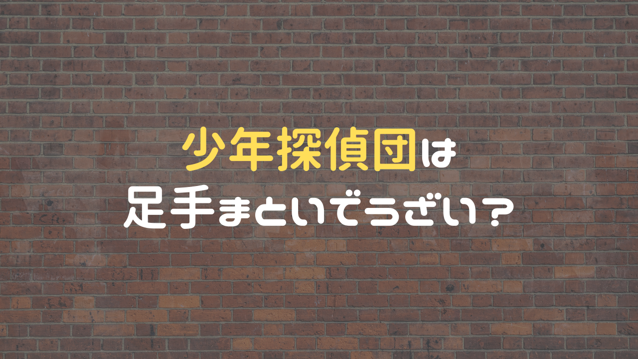 少年探偵団は足手まといでうざい みんなの意見を調査してみた ホビーミュージアム